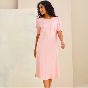 chicos pink dress Smocked Waist Maxi Dress